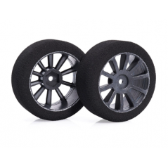 Matrix gomme in spugna 26mm 1/10 anteriori (Air Carbon Rim) (2) (12mm Hex) (35 Shore)