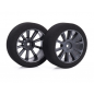 Matrix gomme in spugna 26mm 1/10 anteriori (Air Carbon Rim) (2) (12mm Hex) (35 Shore)