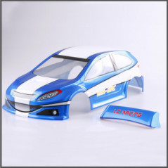 L6051 CARROZZERIA 1/14 + ALETTONE VERNICIATI PER WRC