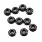 Nut m4 flanged knurled (10)